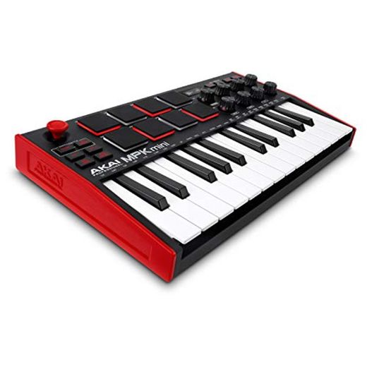 AKAI Professional MPK Mini MK3 - Teclado controlador MIDI USB de 25