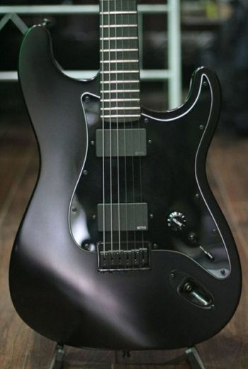 Guitarra Fender Jim Root flat black Satin Signature (USA) - Amazing ...