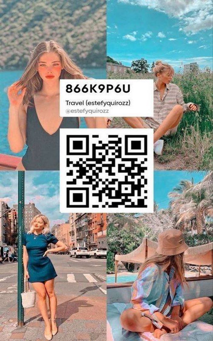 Moda Filtro Travel QR CODE Polarr 