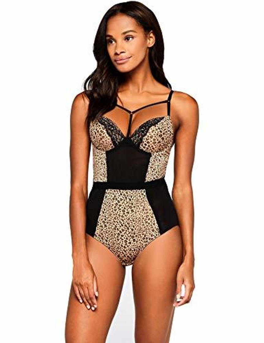 Product Marca Amazon - IRIS & LILLY Body Shaping Mujer, Negro