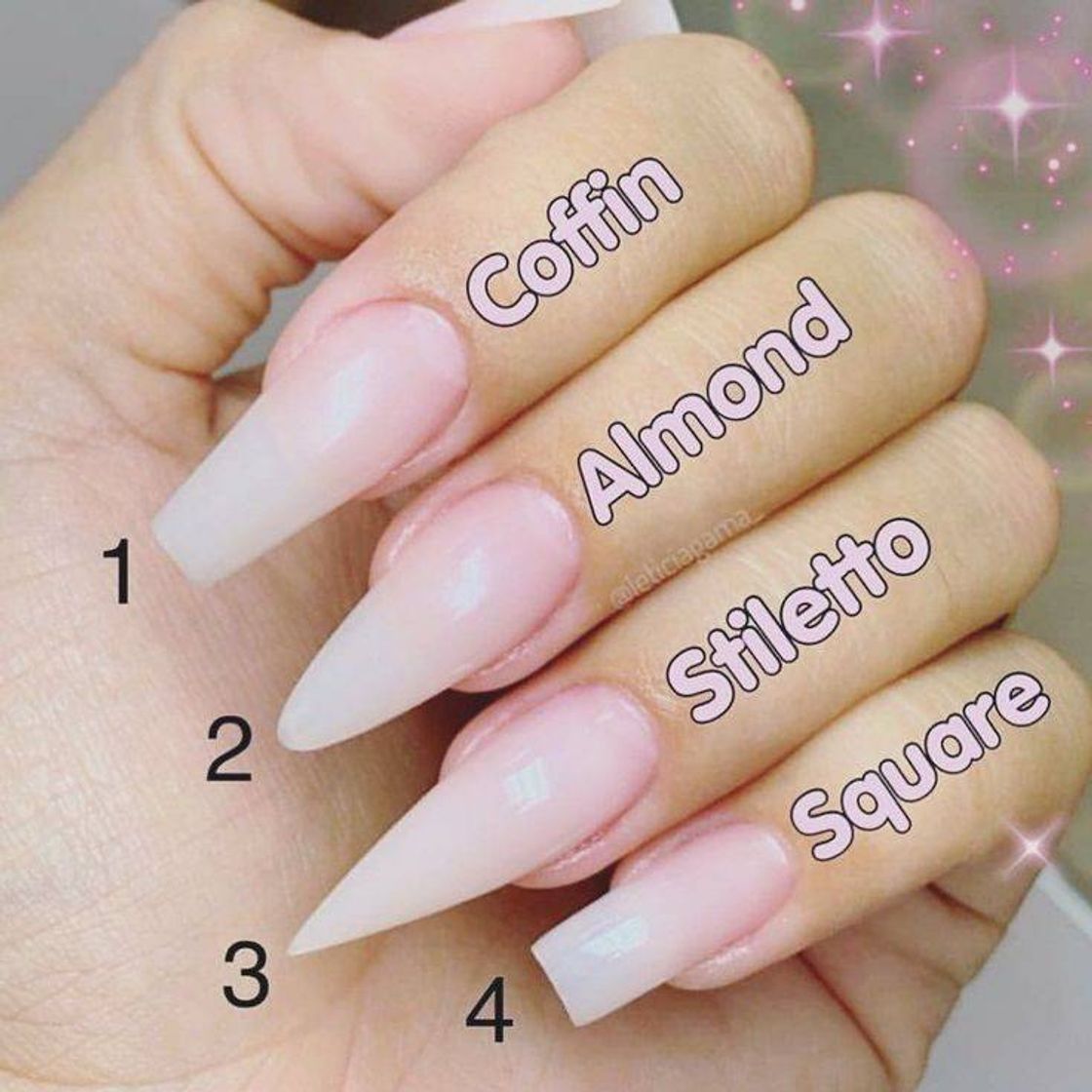 Moda Formatos de unhas 