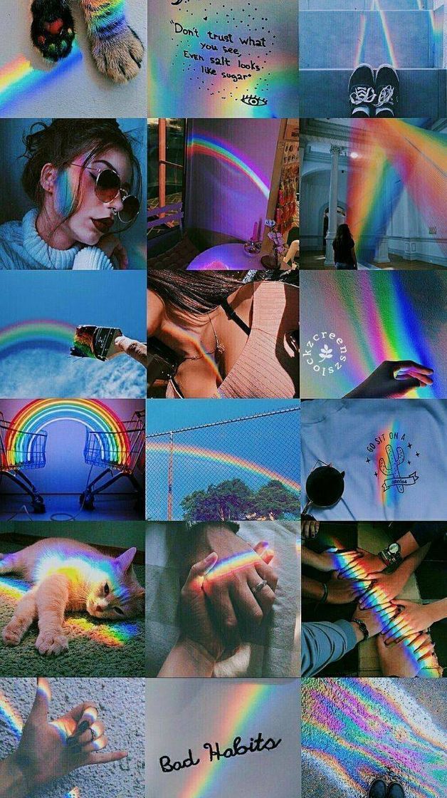 Moda Rainbow 🌈 Aesthetic