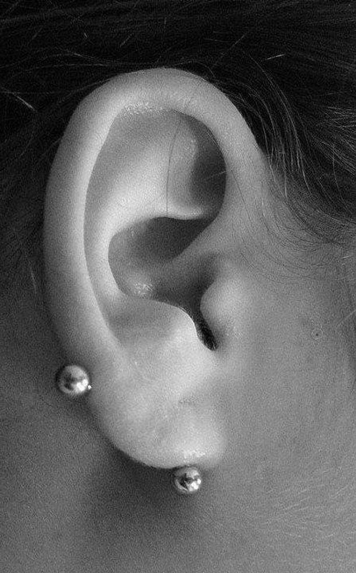 Fashion ✨piercing na orelha (lobe transversal)✨