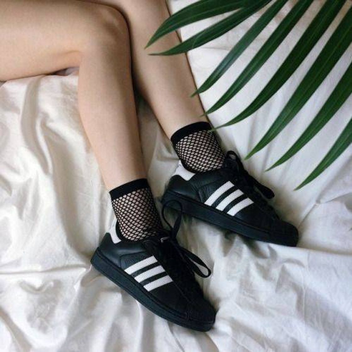Social Adidas preto 