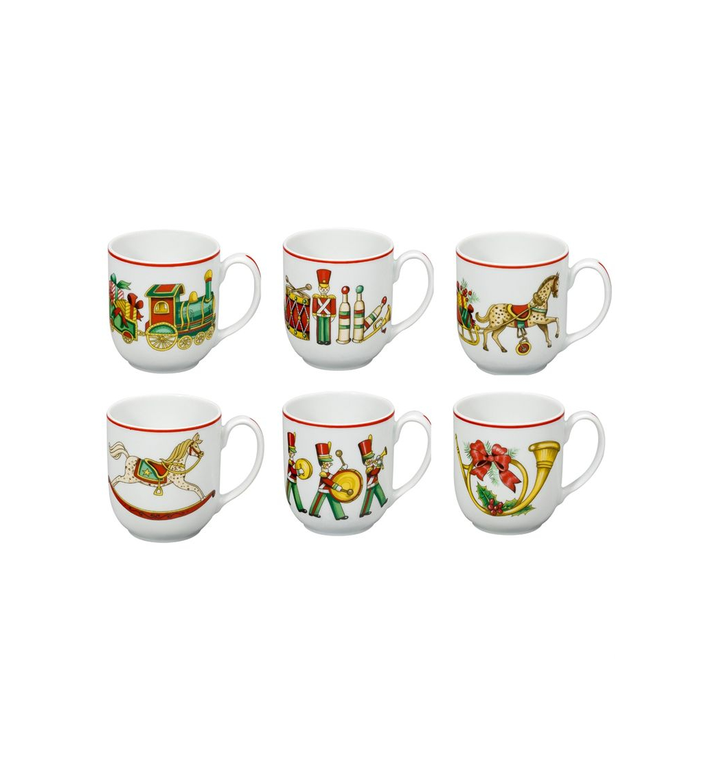 Conjunto 6 Canecas Christmas Magic