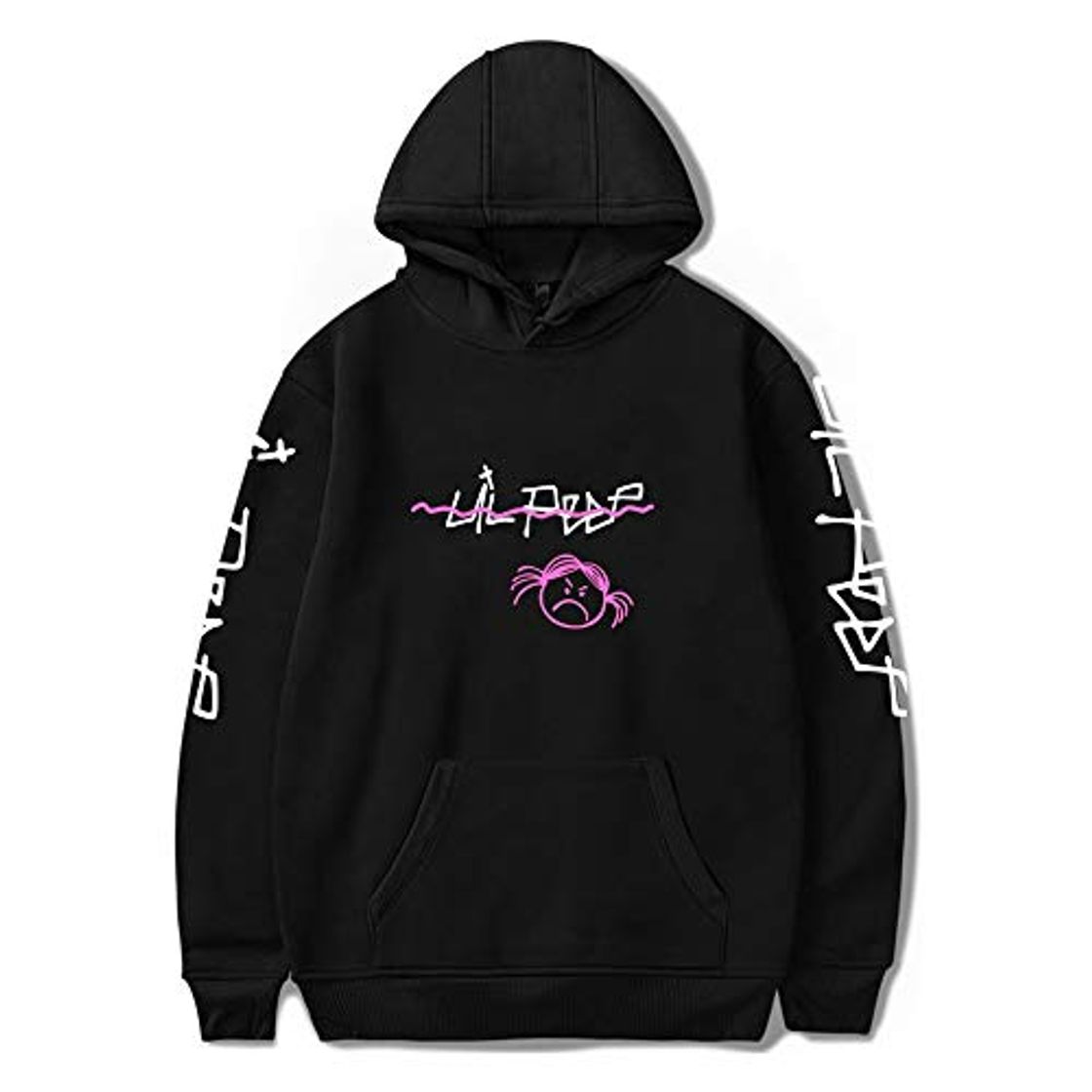 Moda Unisex Lil_Peep Zip Up Street Hip Hop tamaño Suelto Hoodies Jumper Pullover Sweatshirt Long Sleeve Sweaters