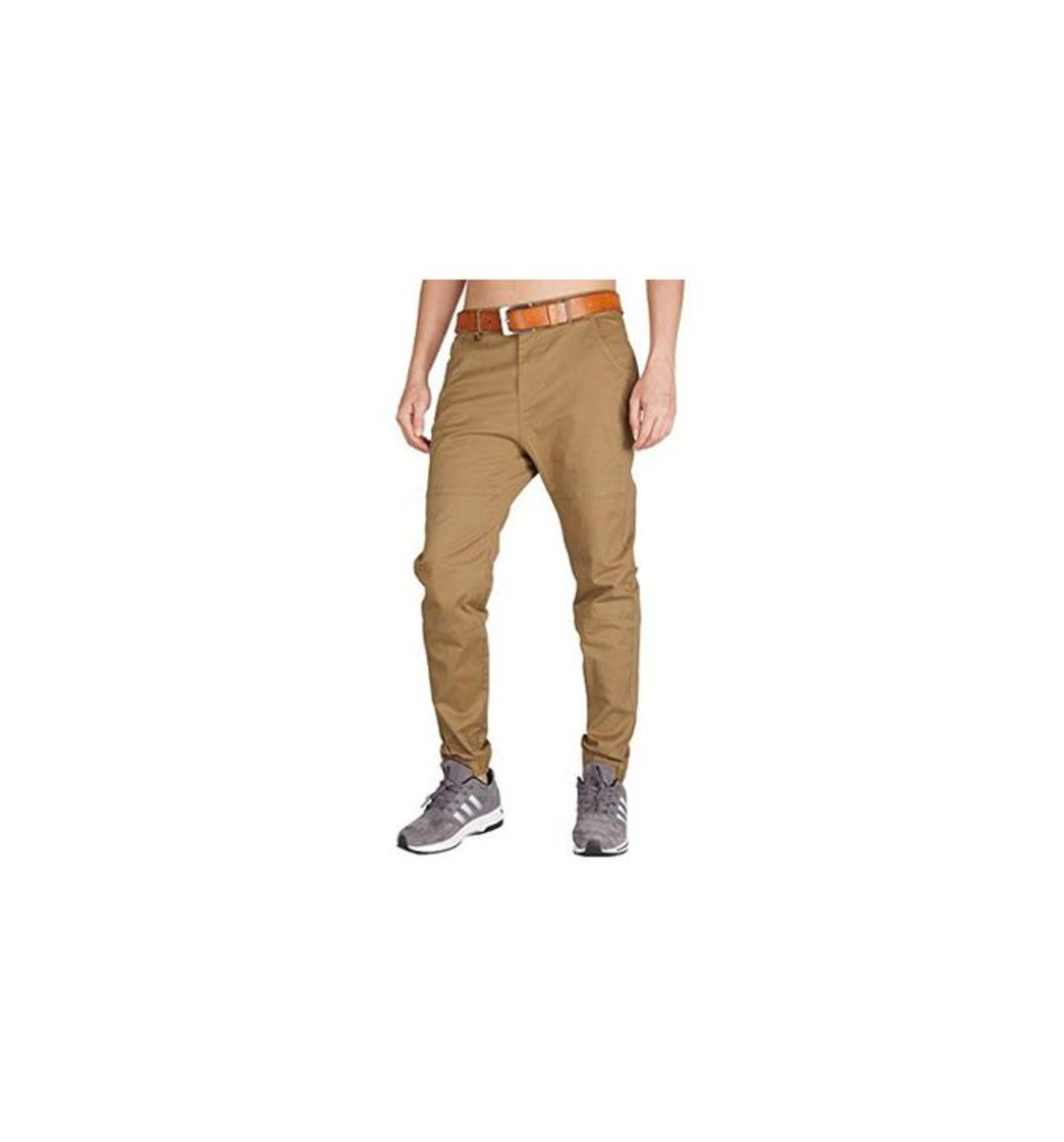 Moda ITALY MORN Joggers Chinos Pantalon Khaki Hombre Skinny Moda Estilos y Colores