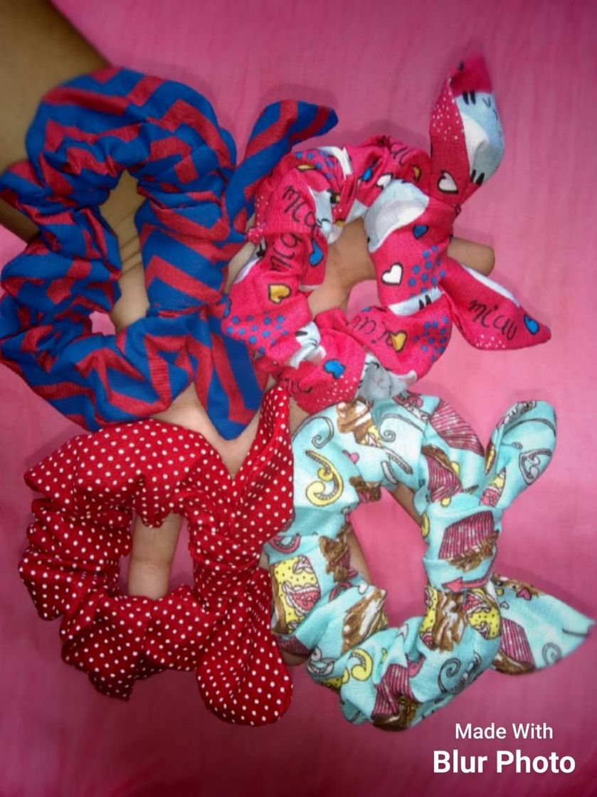 Moda Scrunchie xuxinha de cabelo retro