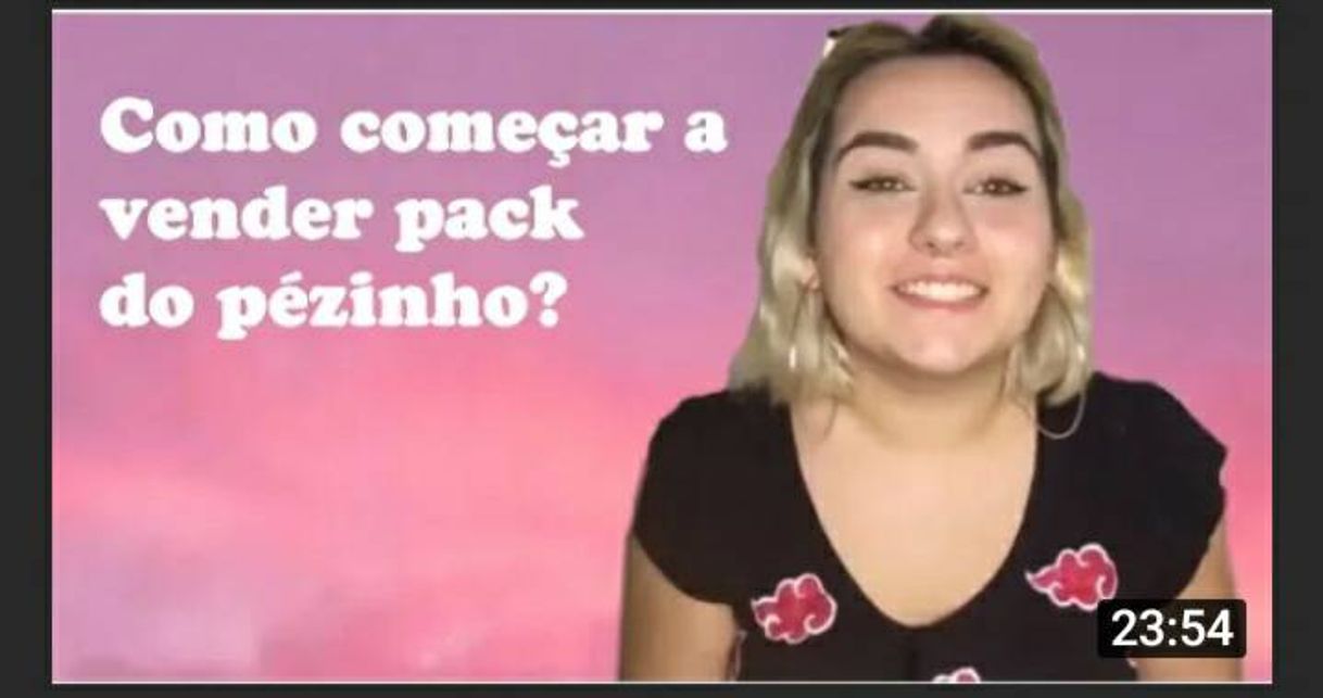 Moda Como começar a vender pack do pézinho?? - YouTube 