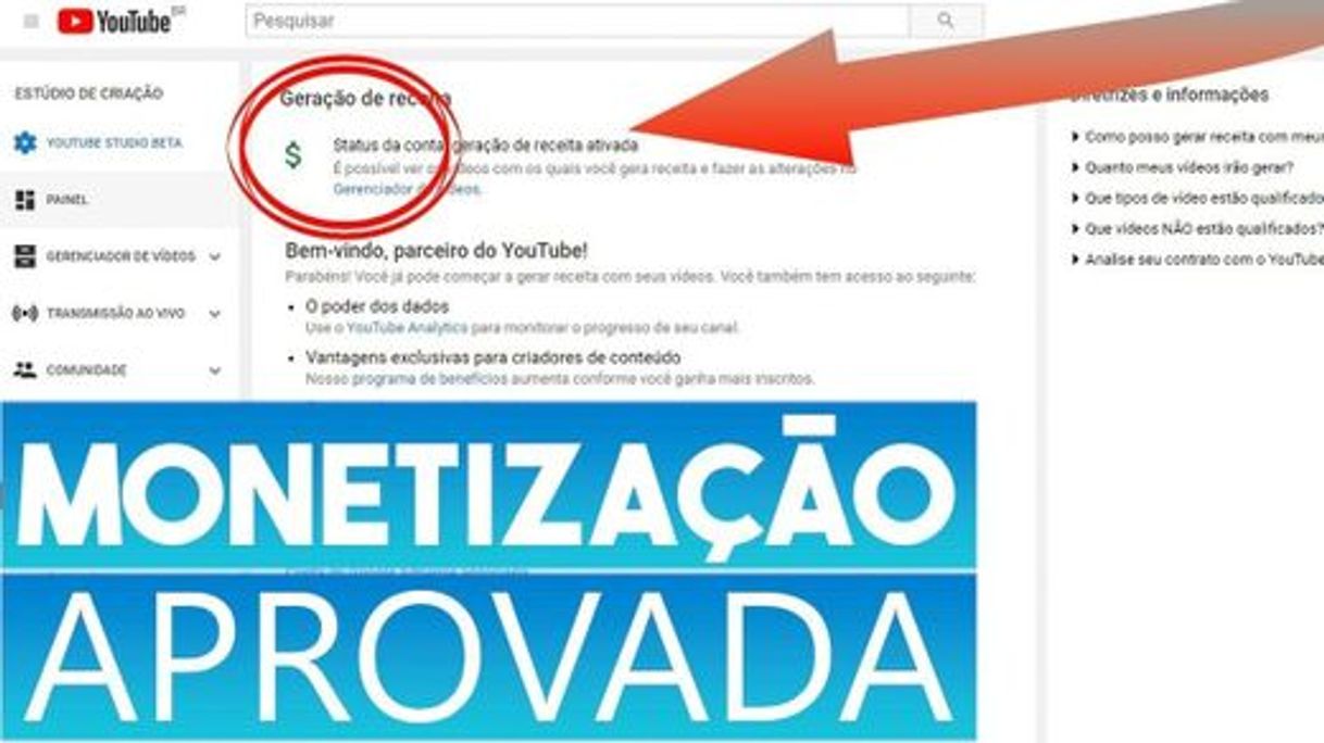 Moda Monetização Youtuber