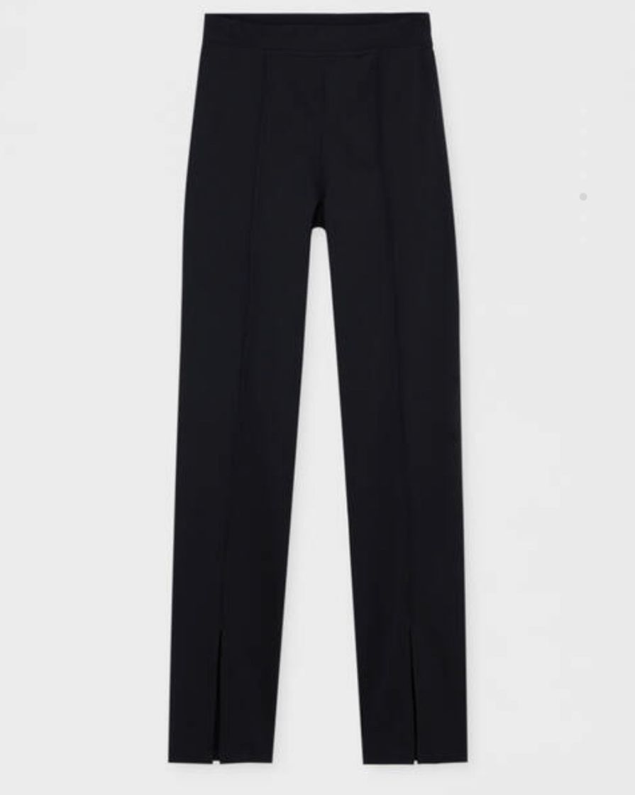 Moda Pantalón negro skinny con aberturas 