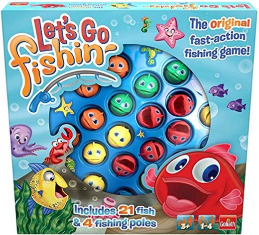 Goliath- Let's Go Fishing Original. Juego de Pesca para niños, Multicolor