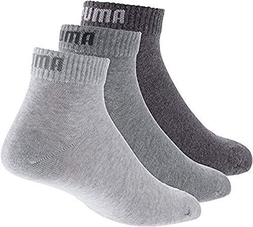 Producto Puma Quarter Plain, Calcetín Unisex Adulto, Gris