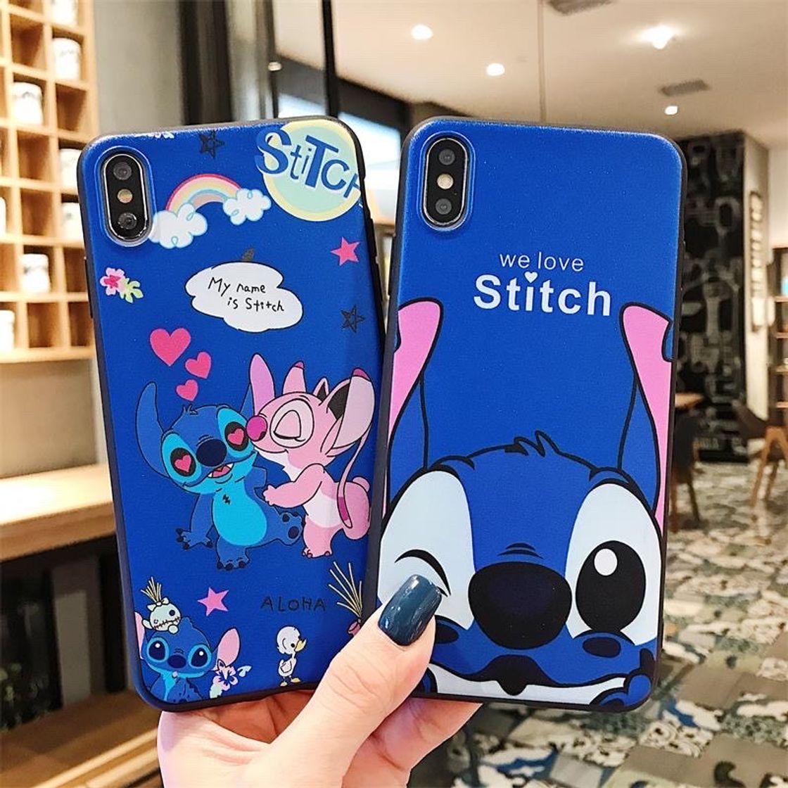 Social Shopee Case Capa para Celular iPhone Disney Stitch