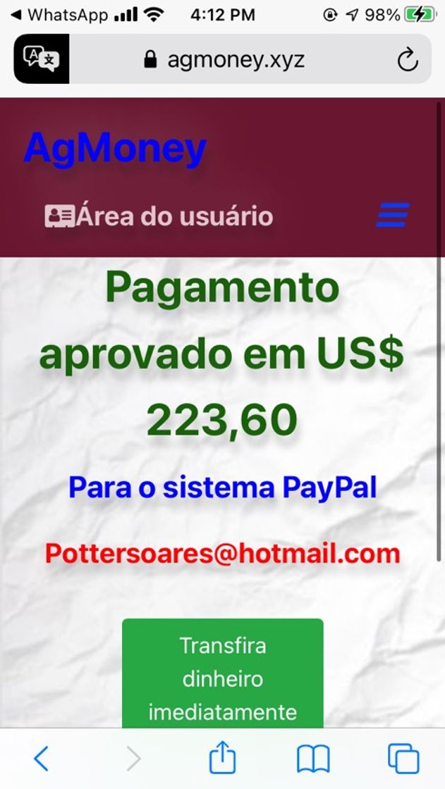 Fashion Site para assistir vídeos e ganhar dinheiro pelo PayPal 