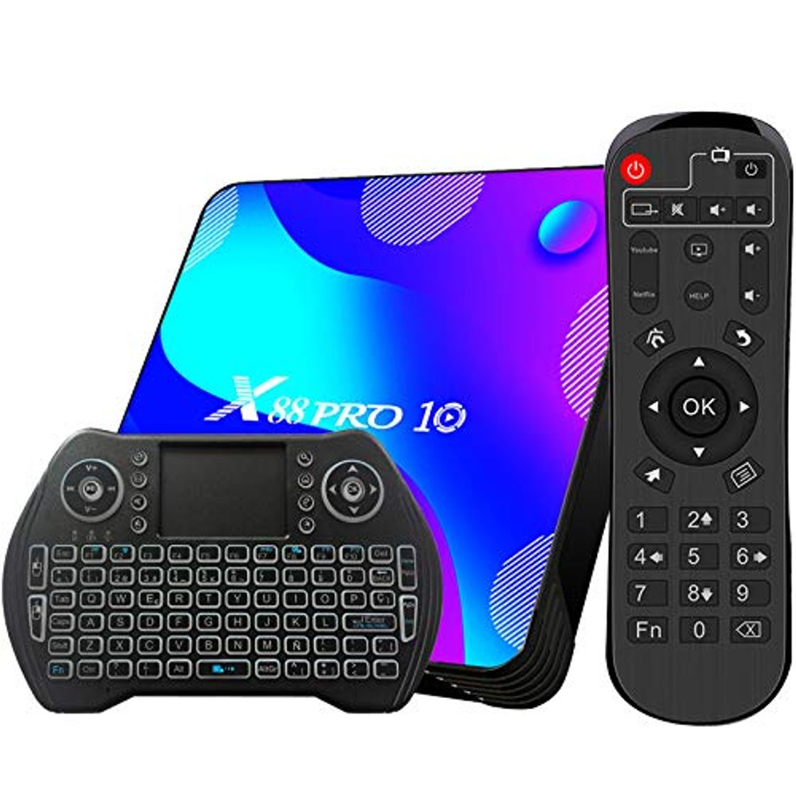 Producto Android TV Box 10, 4GB RAM 32GB ROM Android 10 Compatible con