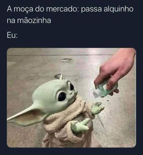 Passa alquinho na mãozinha