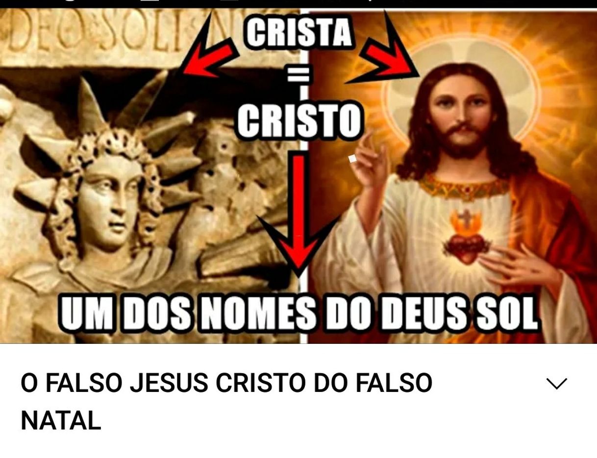 Social O FALSO JESUS CRISTO DO FALSO NATAL - YouTube