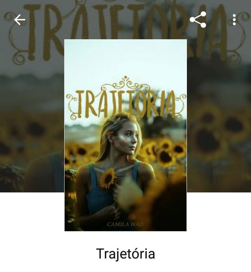 Libro Trajetória - Camila Wad (Wattpad)