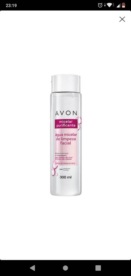 Moda Água micelar 300 ml Avon