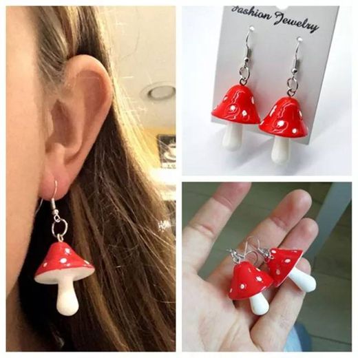 Mushroom earrings