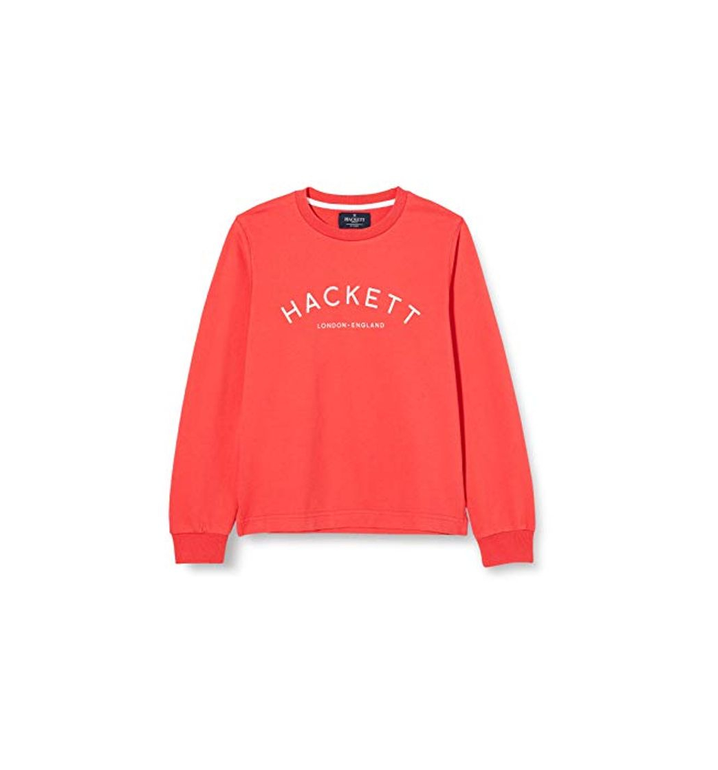 Fashion Hackett London Logo Crew B Sudadera, Rojo