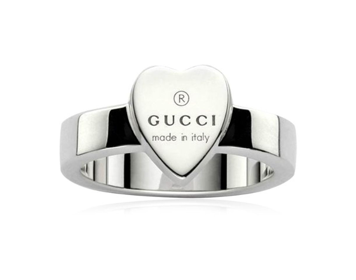 Moda Gucci YBC22386700151 - Anillo para mujer con corazón grabado