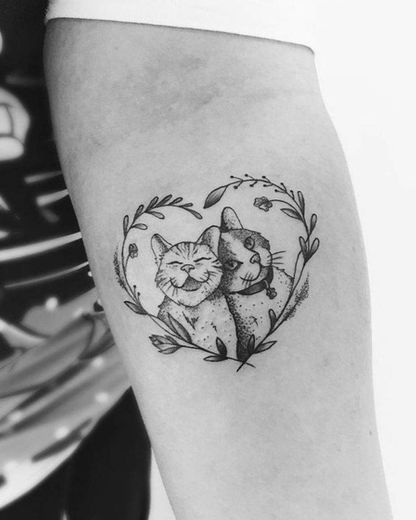 Tatuagem para quem gosta de gatos 🐱🐈