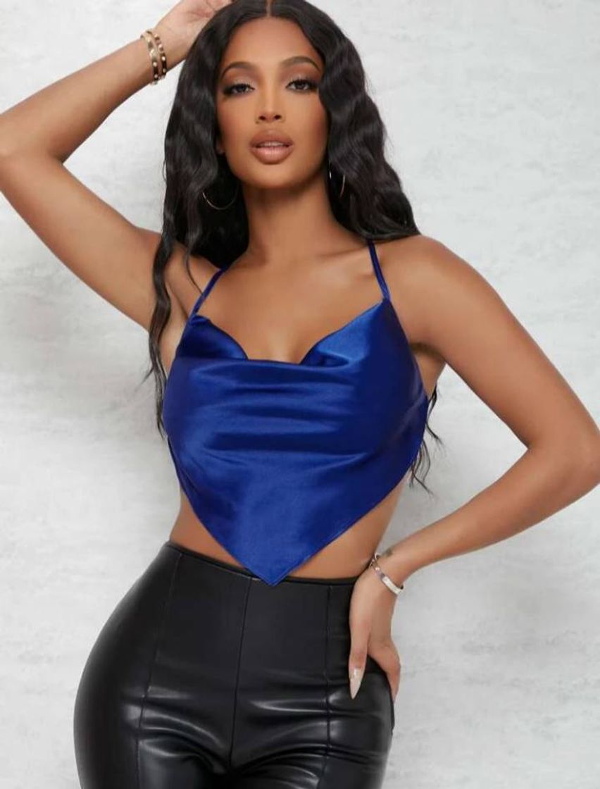 Social Cropped de Cetim.💙