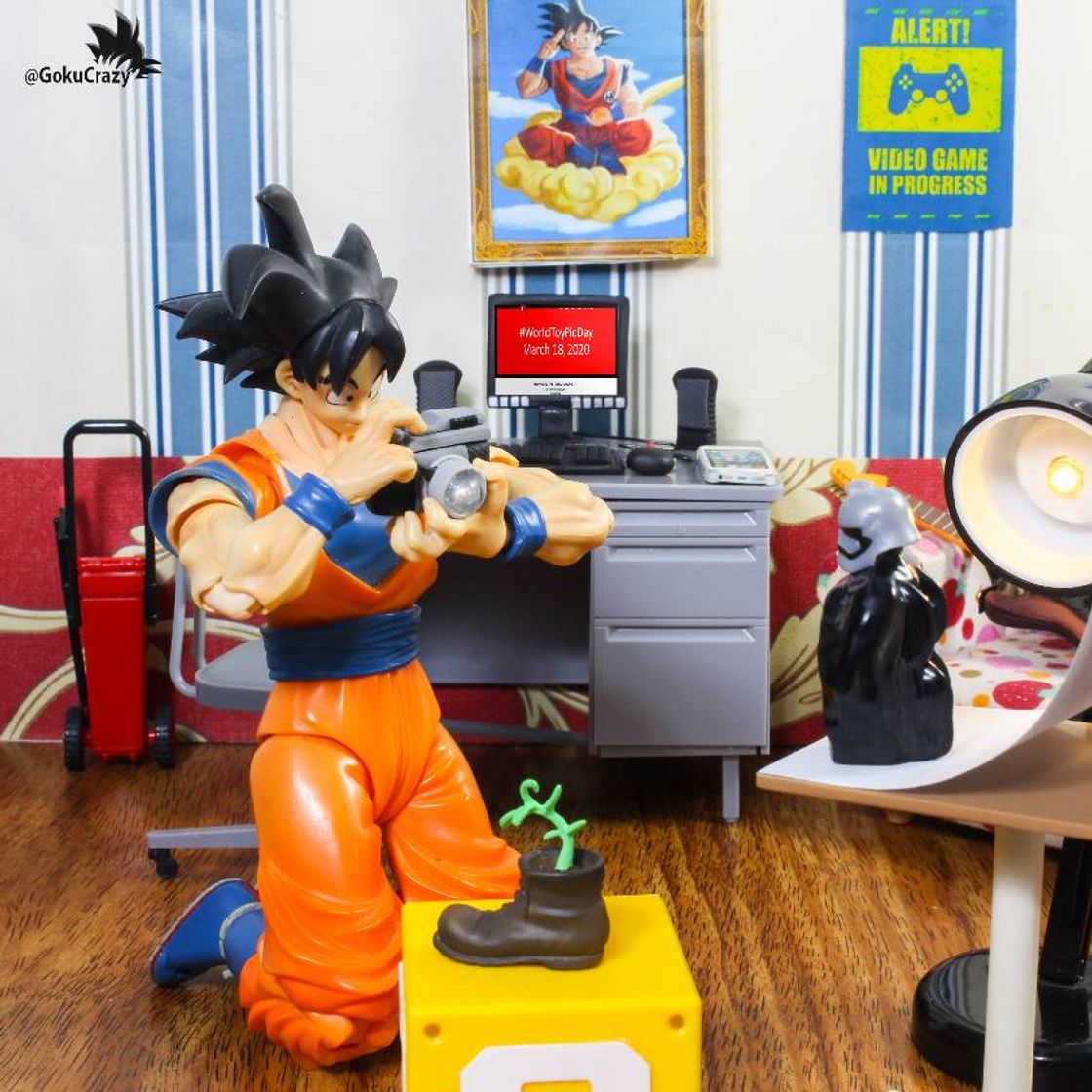 Moda Um dos meus perfil de fotografia de toys  Goku Crazy