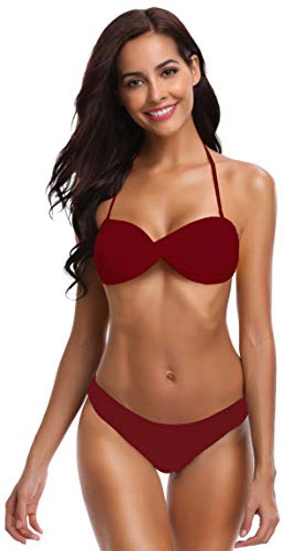 Fashion SHEKINI Traje de Baño de Dos Piezas Bikini Set Traje de Baño