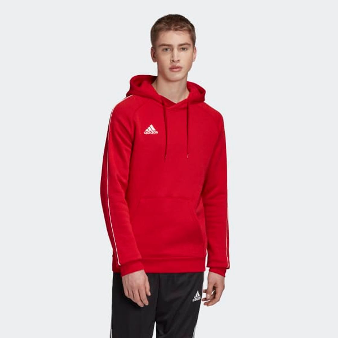 Social adidas Core18 Sw Top Sudadera, Hombre, Rojo