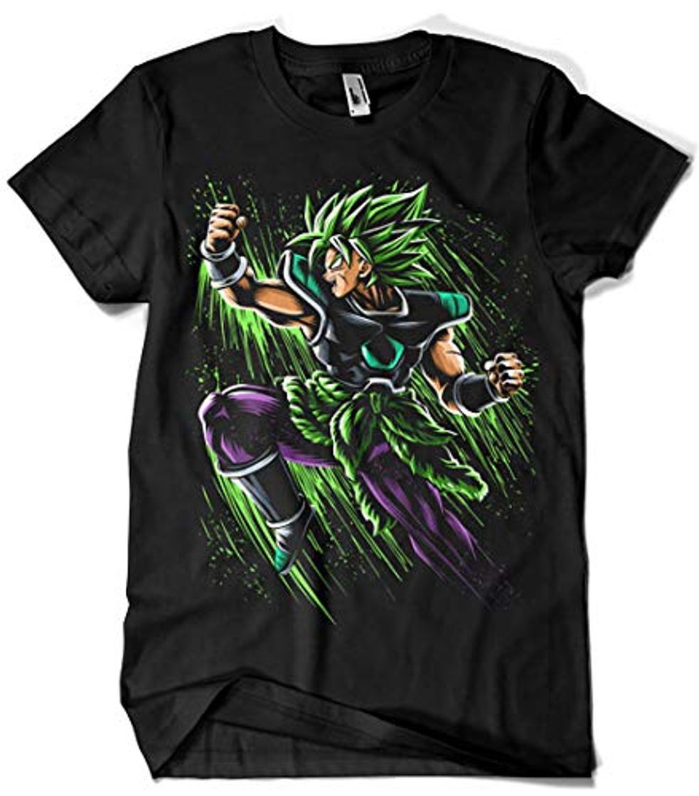 Fashion Camisetas La Colmena 4013-Broly Attack Splatter - Goku-Dragon Ball