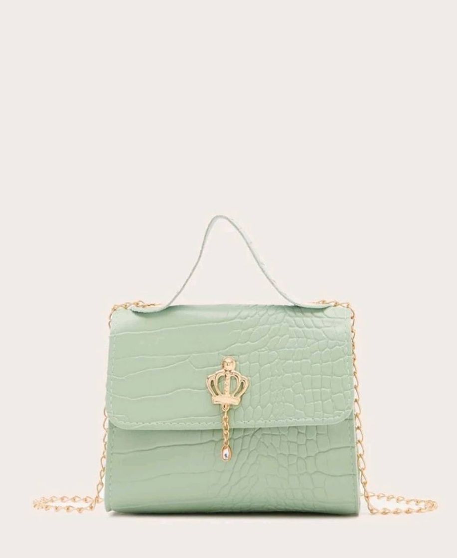 Moda Bolsa elegante verde