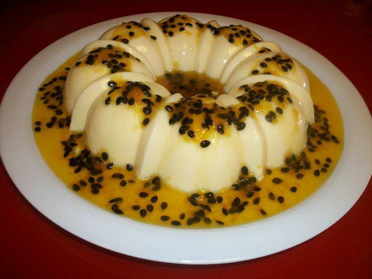 Social Flan de Iorgute com Maracujá