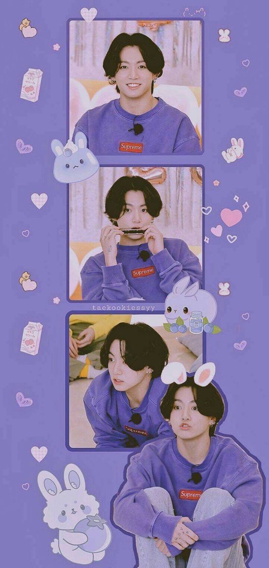 Social jungkook aesthetic purple ..❣