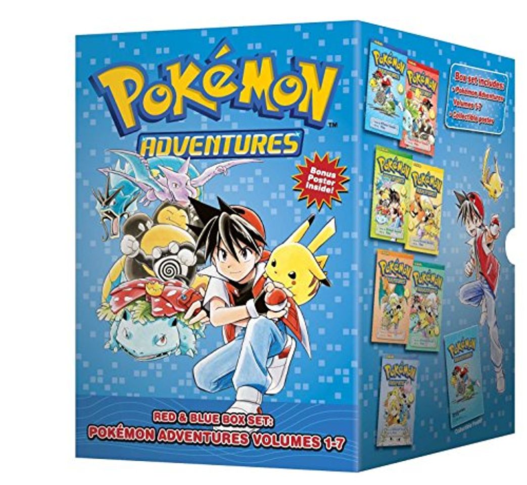 Libro Pokémon Adventures Red & Blue Box Set: Set includes Vol. 1-7