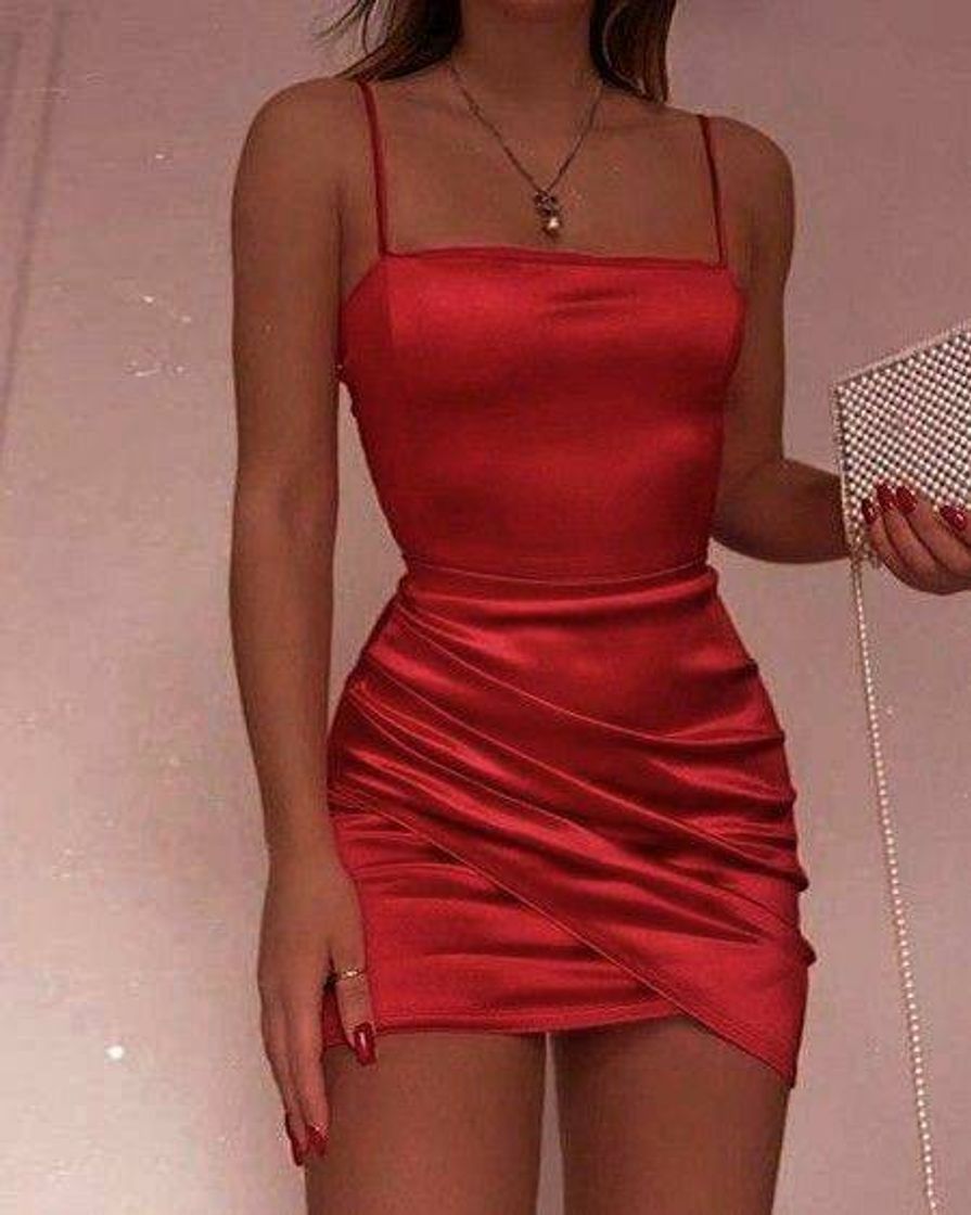 Moda short but cute red dress