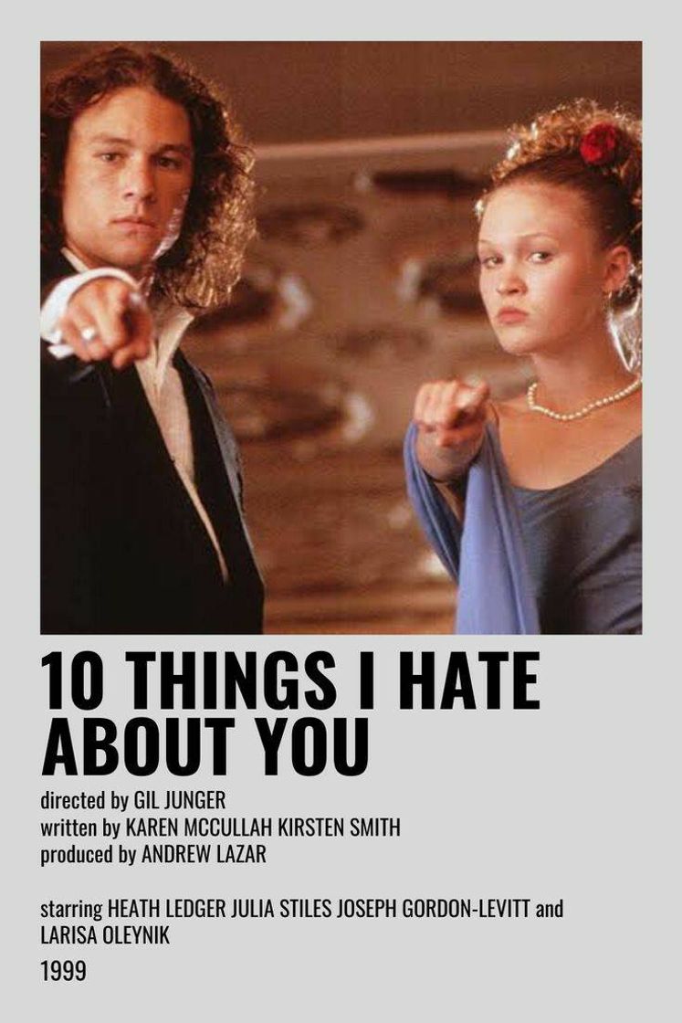 Fashion 10 things I hate about you