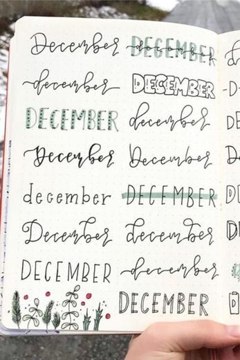 Dezembro lettering