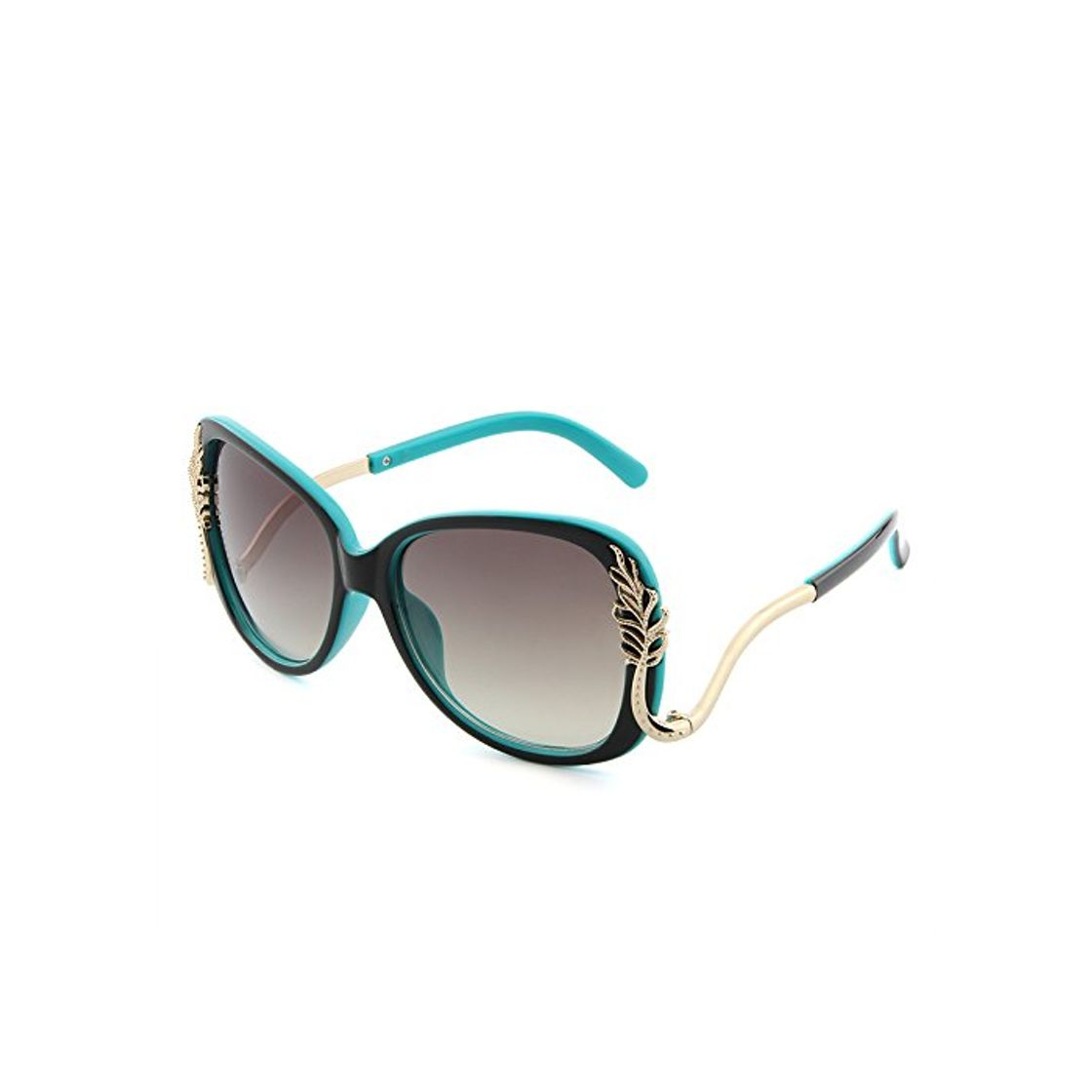 Moda Ruanyi Gafas de Sol de Policarbonato, Mujeres Retro Rosa Marco de Metal