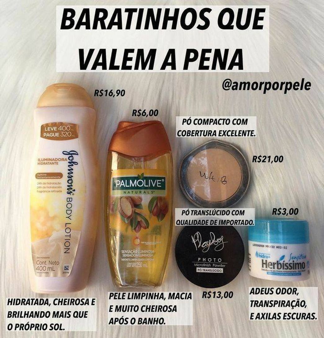 Fashion produtos de pele