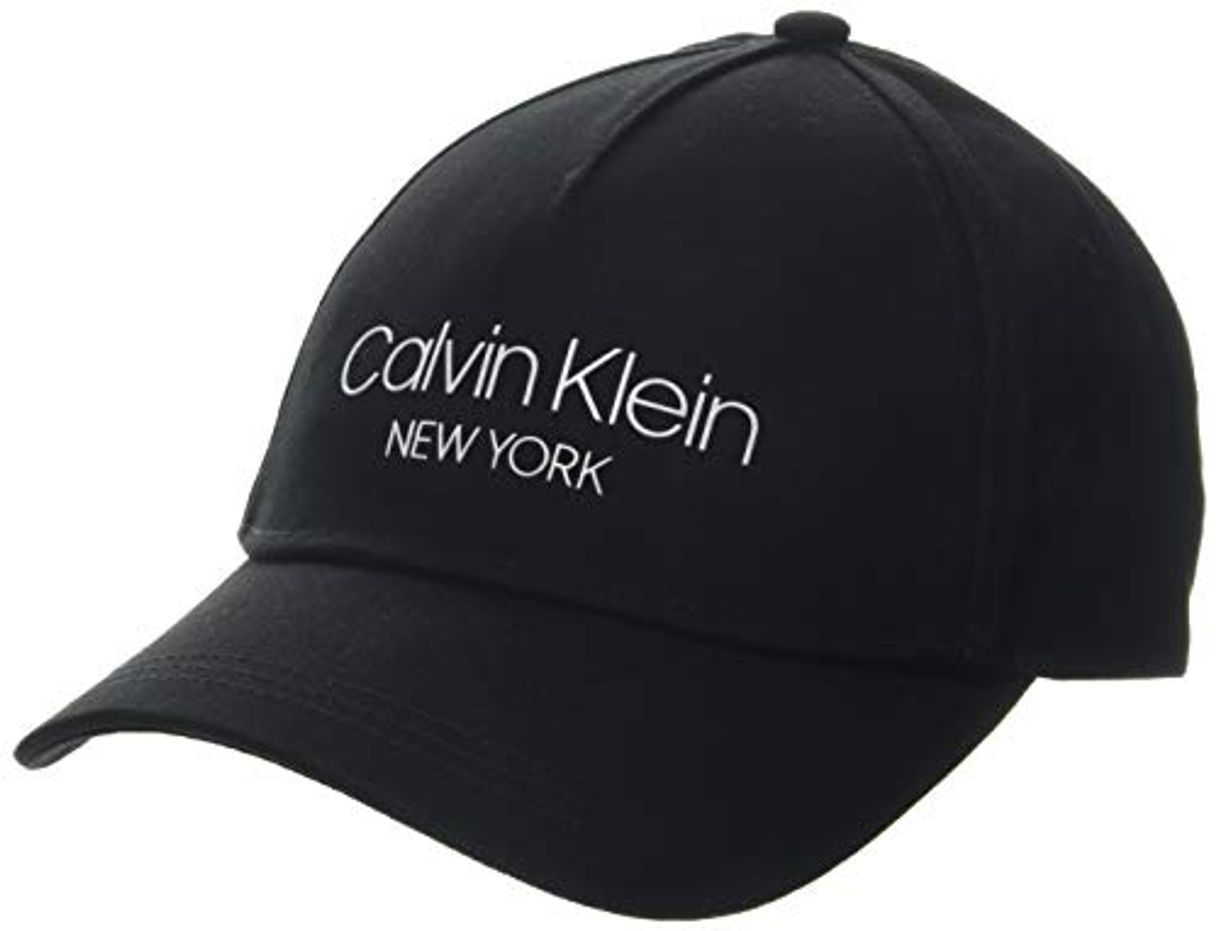 Social Calvin Klein CK NY BB Cap Gorra de béisbol, Negro