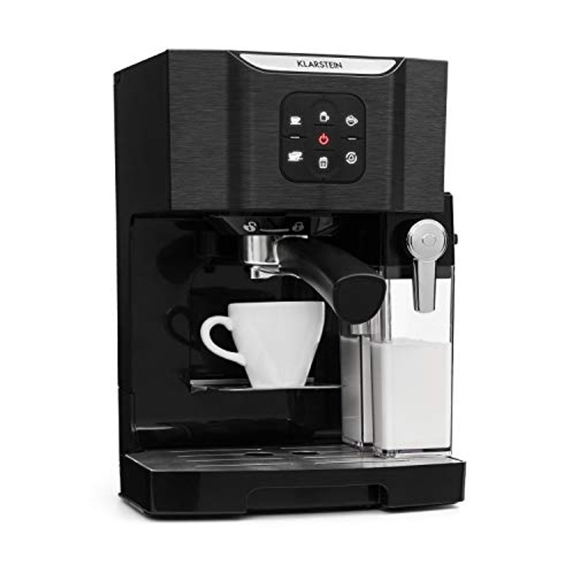 Home Klarstein BellaVita TotalBlack Edition Máquina de café - Cafetera 3 en 1