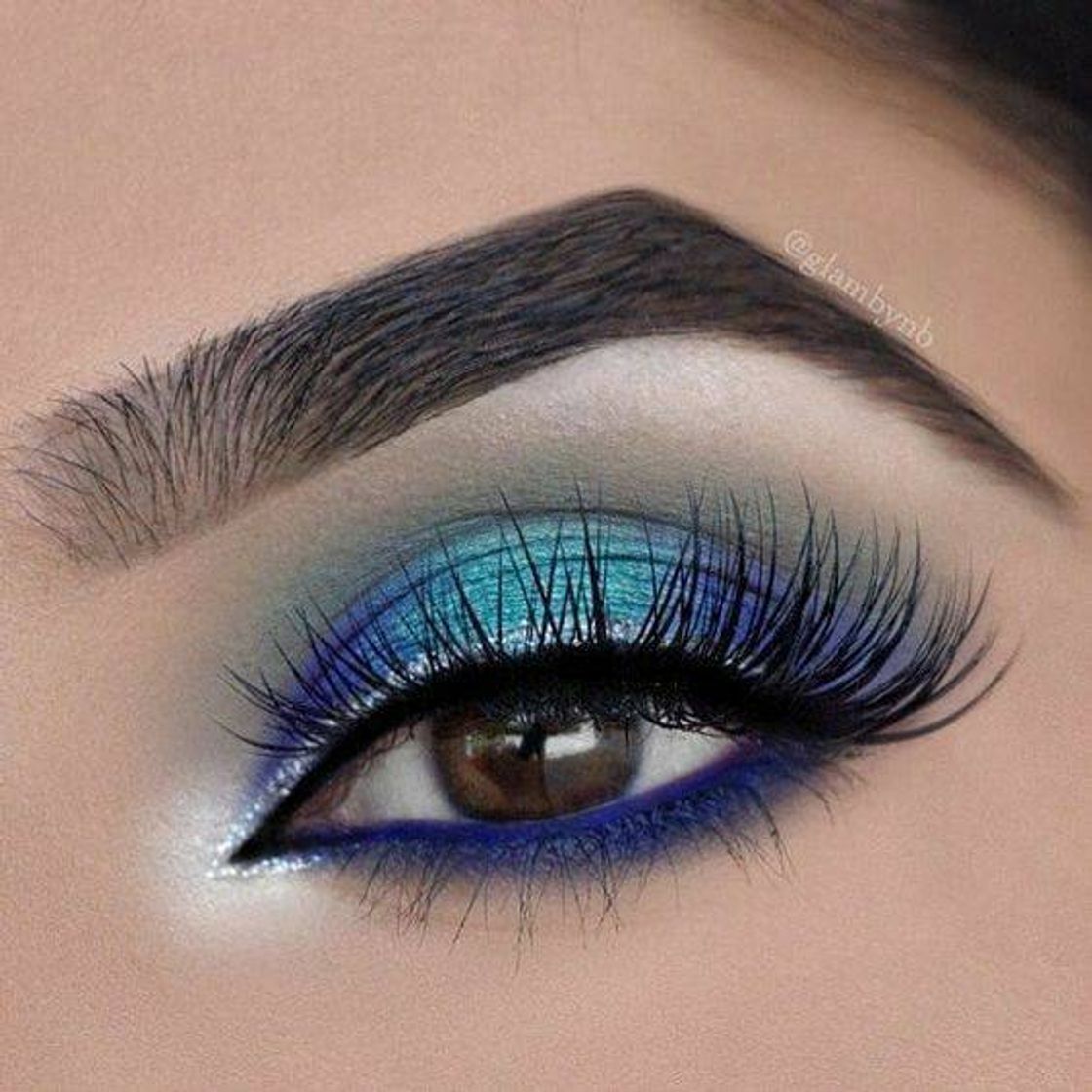 Social Make azul esfumado 