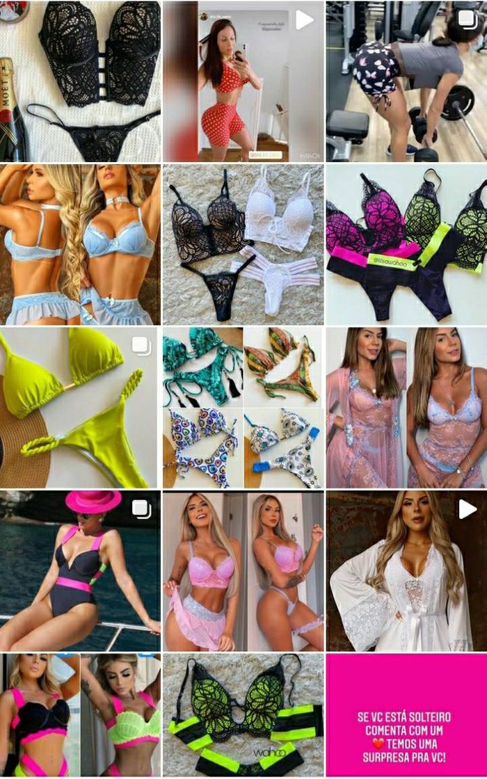 Moda Moda Praia, Lingerie e Fintess em 6x sem juros e com frete grátis