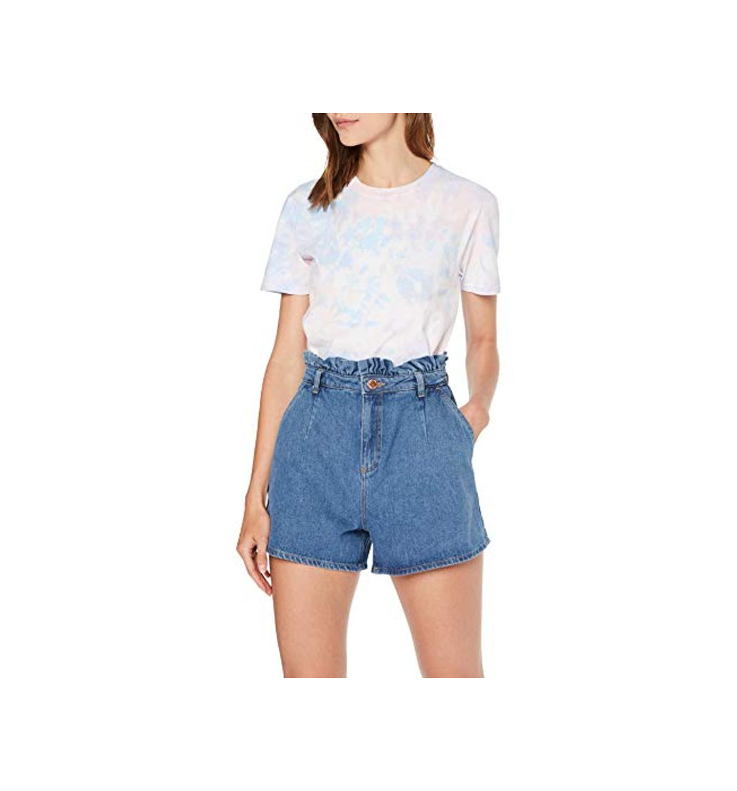 Product MISS SELFRIDGE Mom Frill Top Shorts Short, Azul