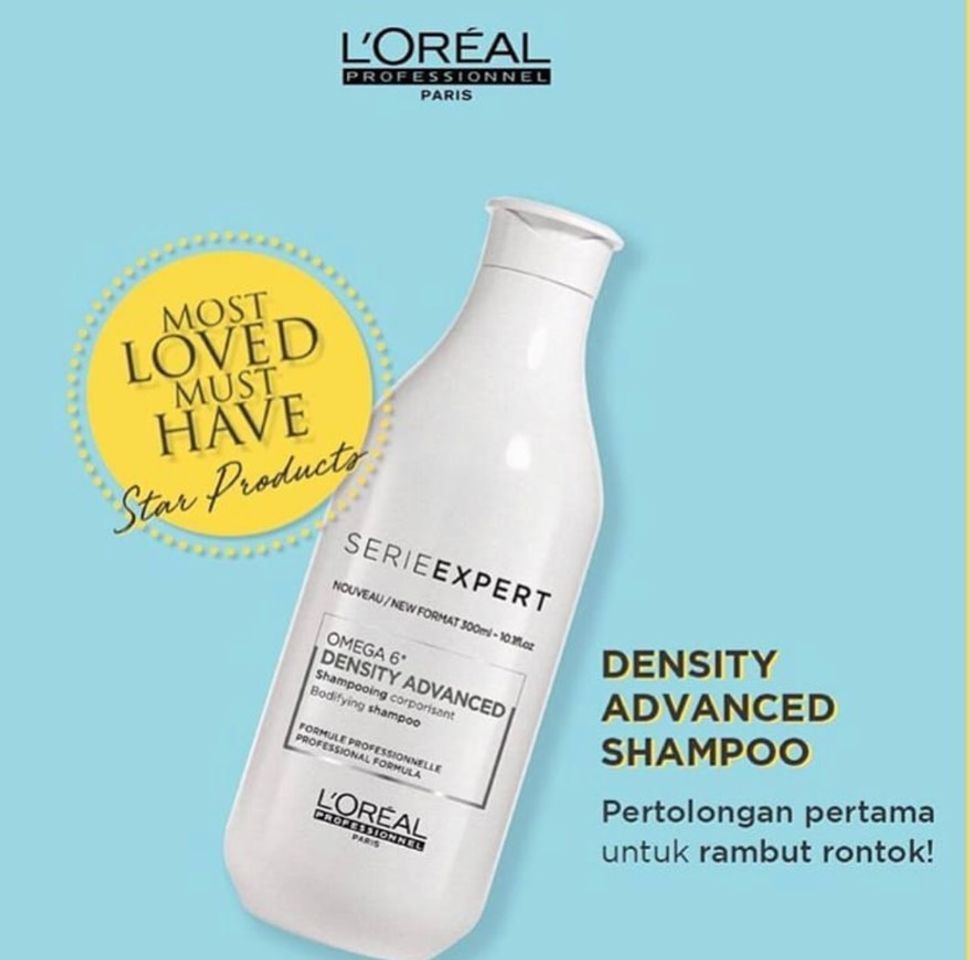 Fashion Shampoo loreal para acabar com a queda de cabelo😉