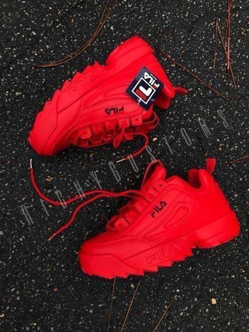 Moda Fila Vermelho