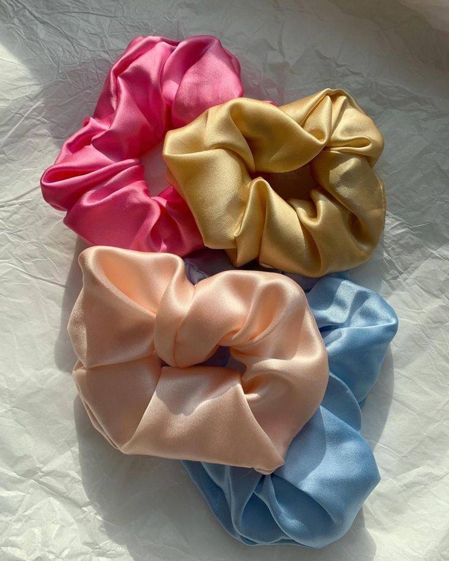 Moda Scrunchies de cetim